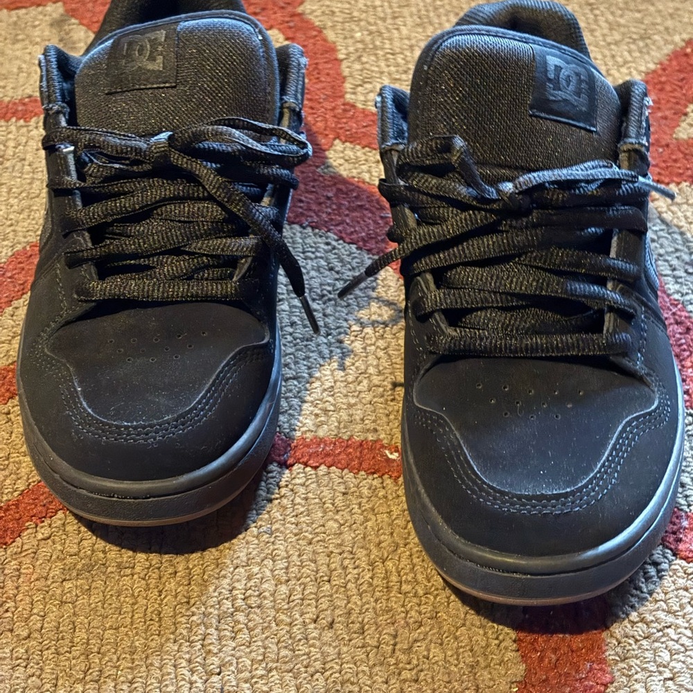 DC Men's Black Skate Sneakers